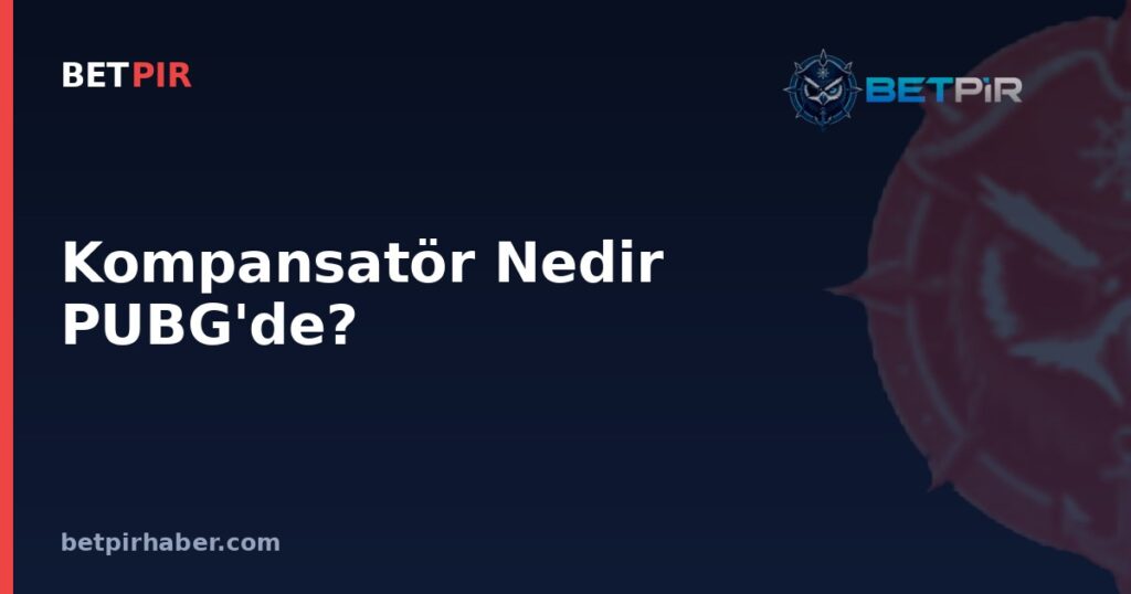 Kompansatör Nedir PUBG'de? Silah Aksesuarlarının Rekabetçi Oyun Yapısındaki Yeri